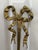Mid 20th Century Louis XIV Solid Brass 3-Arm Wall Sconces W/Ribbons For Sale - Image 13 of 17