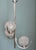 Art Deco Chromed Pendant Lamp with 3 Globes, 1930s For Sale - Image 10 of 10