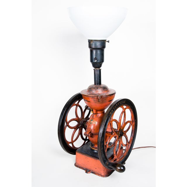 Late 19th Century Coffee Grinder Table Lamp Chairish