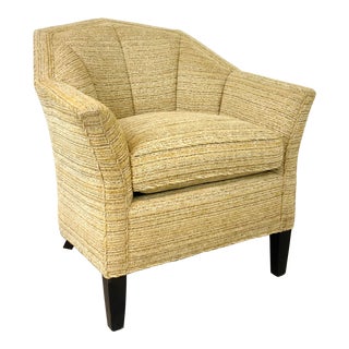 Theodore Alexander Modern Art Deco Style Club Chair For Sale