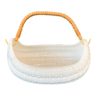 Vintage Lefton Ceramic Basket For Sale