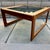 Wood Mid Century Danish Modern Teak & Smoked Glass Coffee / Side Table by Komfort MCM (Unmarked) For Sale - Image 7 of 10
