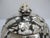 Wood Inlaid Mother of Pearl Black & White Shell Round Lidded Trinket Box For Sale - Image 4 of 10