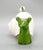 1970's Fitz and Floyd Ceramic Snail Trinket Dish – Lidded Jar With Green and White Glaze For Sale - Image 9 of 10