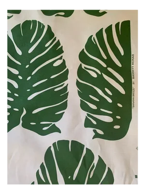 Bassett McNab Monstera Leaf "Banana Breeze" Fabric - 8 Yards