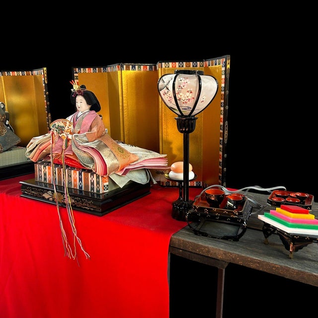 Large Hina Ningyō Emperor & Empress Complete Court Figures, 1980s, Set of 35 For Sale - Image 10 of 18