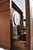 Traditional Colonial Cherry Grandfather Clock Vintage Moon Dial Triple Weights Chime For Sale - Image 3 of 18