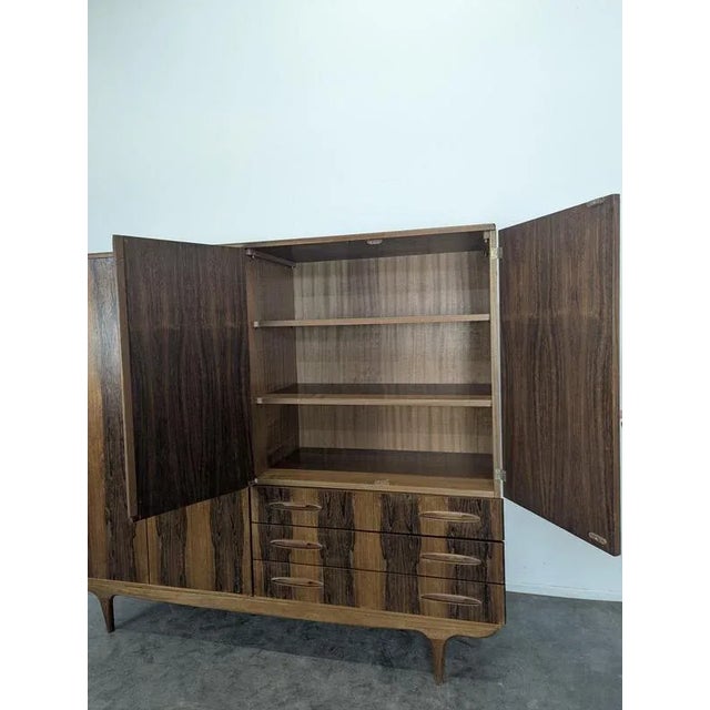 Scandinavian Wardrobe in Rosewood For Sale - Image 5 of 17