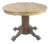 American Classic Oak 42" Round Ball Claw Dining Extension Table, Circa 1890-Extends to 60" L. Reduce For Sale
