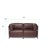 Kenneth Ludwig Chicago Axis 2pc Sectional Avanti Pecan Titanium Frame For Sale - Image 4 of 5