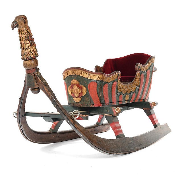 Eagle-Headed Sled For Sale - Image 6 of 6