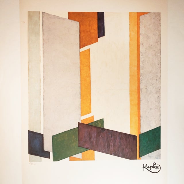 After Frank Kupka, Composition, Limited Series Lithograph, 1970s For Sale - Image 9 of 9