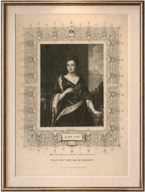 Antique Portrait of Queen Anne, 1850