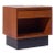Westnofa Mid Century Danish Teak Single Drawer Nightstand For Sale