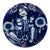 Bjørn Wiinblad Rosenthal Studio Line Blue and White Plate For Sale