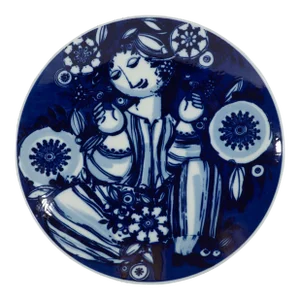 Bjørn Wiinblad Rosenthal Studio Line Blue and White Plate