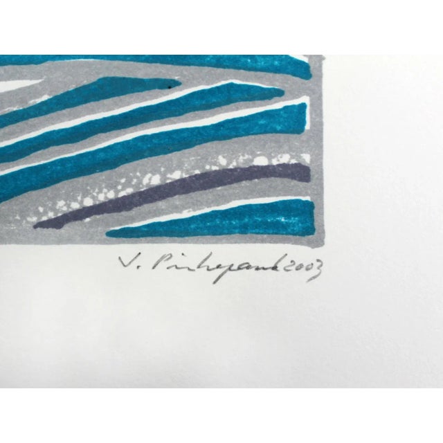 2000 - 2009 Sabine Pinkepank, Composition III, Print on Paper, 2003 For Sale - Image 5 of 7