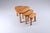 Mid-Century Modern Light Oak Nesting Tables attributed to Charlotte Perriand, 1960s, Set of 3 For Sale - Image 3 of 10