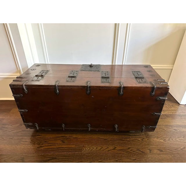 Brown Antique Korean Ton-Kwe Chest Joseon Dynasty For Sale - Image 8 of 12