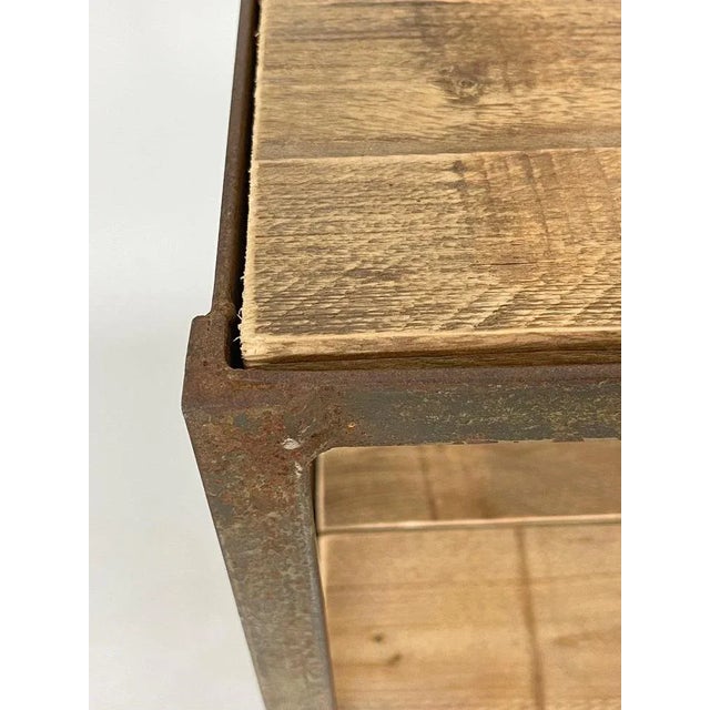 Vintage Industrial Shelf Rack For Sale - Image 10 of 13