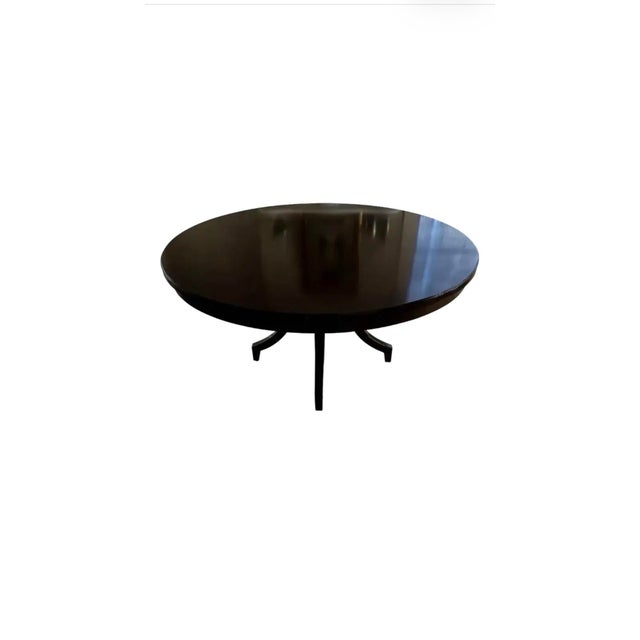 Mahogany Round Dining Table For Sale - Image 10 of 12
