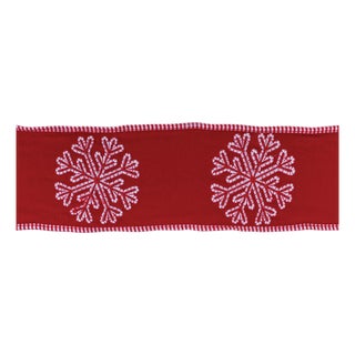 Snowflake Outline Ribbon 4" x 5 yds. For Sale