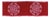 Snowflake Outline Ribbon 4" x 5 yds. For Sale