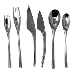 Instrumenta Stainless Steel Flatware by Lino Sabattini for Zani & Zani - Service for 8