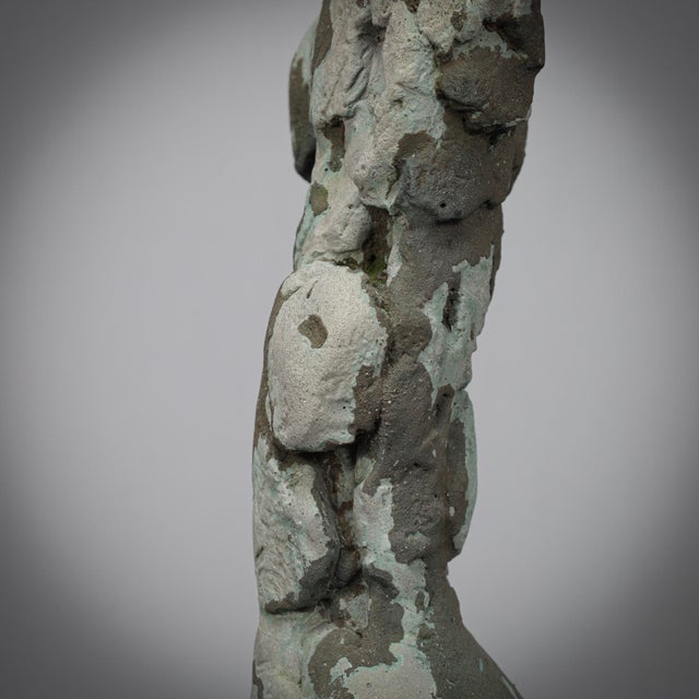Green Francine Govers, Male Torso Sculptures, 1990s, Concrete, Set of 2 For Sale - Image 8 of 10