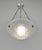 Art Deco P. Maynadier French Art Deco Pendant Chandelier Circa 1930 - Frosted Glass & Nickeled Bronze For Sale - Image 3 of 11