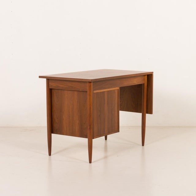 Mid-Century Modern Teak Desk with Extension from Austvoll Møbelfabrikk, Norway, 1960s For Sale - Image 6 of 18