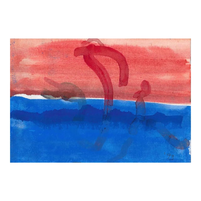 1997 Norbert Voelkel Abstract Painting For Sale