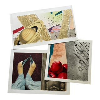 Michael Knigin Lot of 3 Original Lithographs, Signed and Numbered, Dated 1980 For Sale