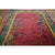 1920s Fuschia Open Field Floral Modern Antique Chinese Art Deco Knotted Wool Rug For Sale - Image 10 of 10