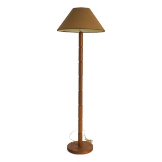 Mid-Century Wooden Floor Lamp from Aneta Växjö, 1960s For Sale