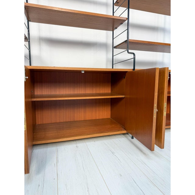 Vintage Freestanding Teak Shelving System from WHB, 1960s For Sale - Image 10 of 12