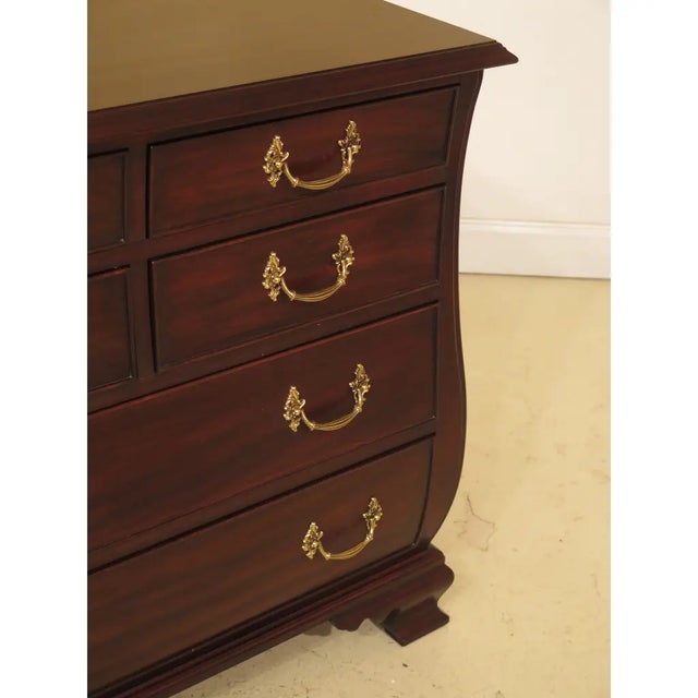 Henkel Harris Henkel Harris Mahogany Bombe Dresser For Sale - Image 4 of 9