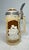 Figurative Antique 1800's German Mettlach Villeroy Boch Pottery Pewter Lidded Beer Stein For Sale - Image 3 of 14