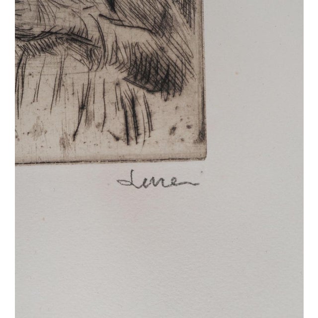 Maximilian LUCE The lacemaker Around 1895 Original drypoint etching Signed in pencil On laid paper 30.5 x 22 cm Very good...