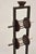 Early 20th Century Antique American Primitive Mahogany Handmade Wool Winder Spool Thread Stand For Sale - Image 5 of 10