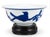 Asian Antique Peking Glass Bowl With Flowers and Bird Motifs For Sale - Image 3 of 7
