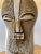 Yasha Heifetz Vintage Large Scale Ceramic Kifwebe-Inspired Mask Lamp on Mahogany Base, Circa 1950s For Sale - Image 4 of 12