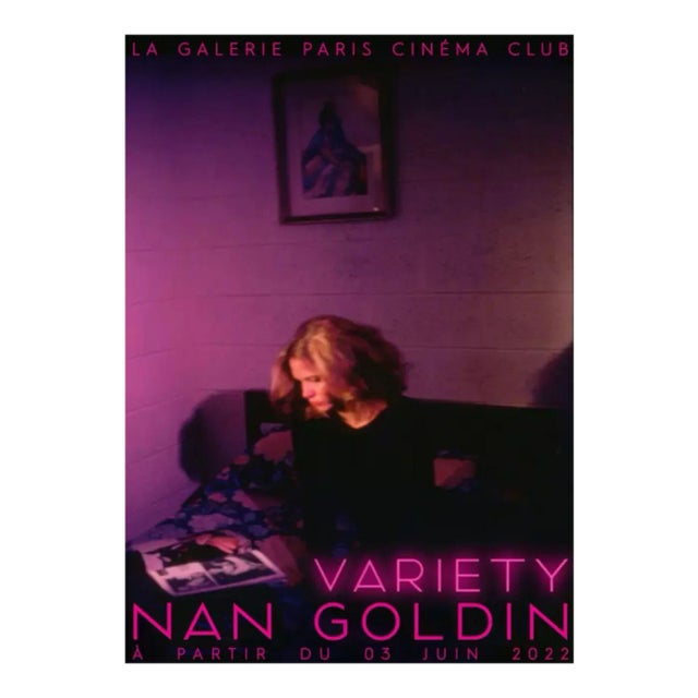2022 Nan Goldin Variety Exhibition Poster For Sale