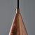 Copper Monumental 1950s Conical Perforated Copper Pendant Attributed to Paavo Tynell For Sale - Image 8 of 12