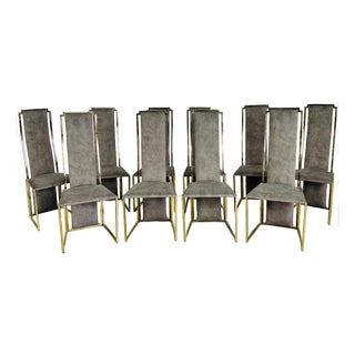 Vintage Chairs Attr. To Maison Jansen – Set of 10 For Sale