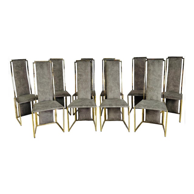 Vintage Chairs Attr. To Maison Jansen – Set of 10 For Sale