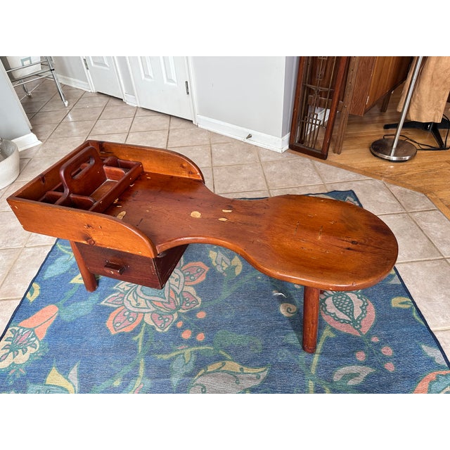 Authentic cobbler's bench. – Rustic Folk Art – Lebanon Pa – Removable Tool Tray & Drawer. This bench is structurally sound...
