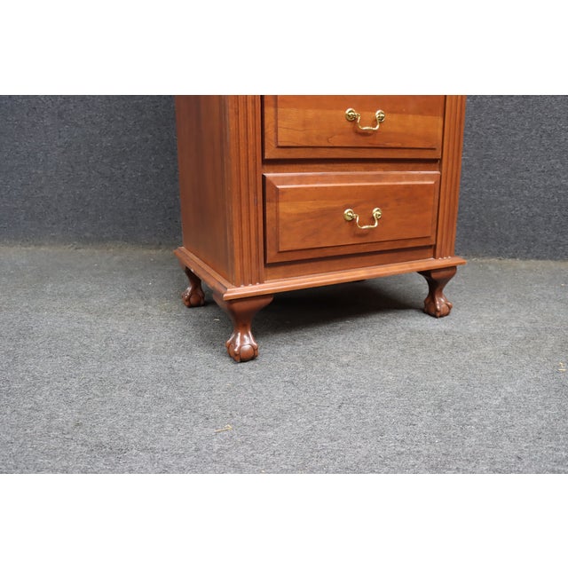 Dutch Designs Cherry Lingerie Chest on Ball & Claw Feet For Sale - Image 12 of 12
