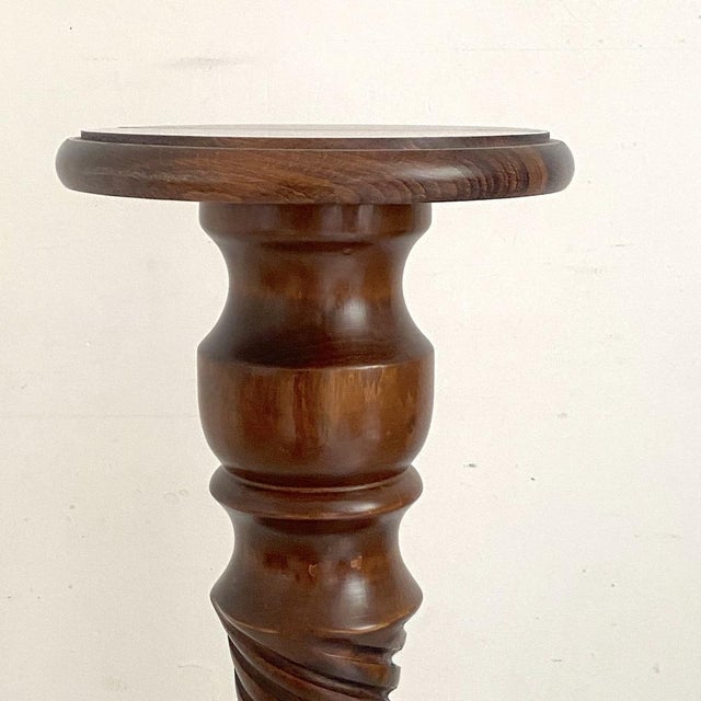 1970s Vintage Oak Side Table, 1970s For Sale - Image 5 of 9