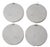 Neoclassical Medals are beautiful decorative objects. Four circular plates in the precious biscuit porcelain with...